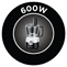 600W