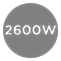 2600W